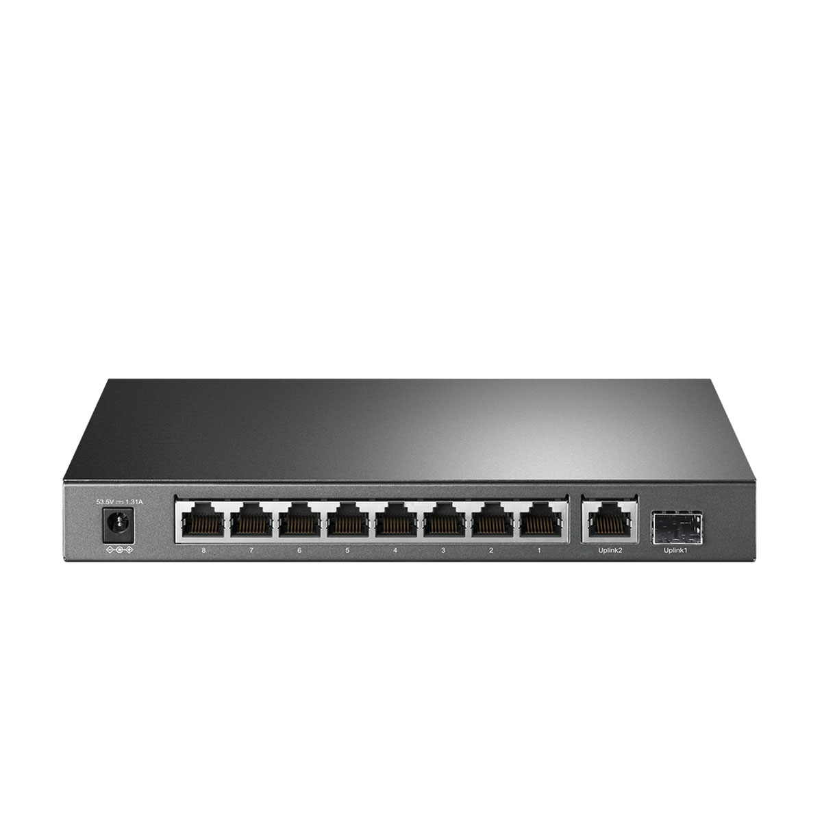 سوئیچ شبکه 10 پورت با 8 پورت +PoE تی پی لینک مدل TL-SG1210P-2